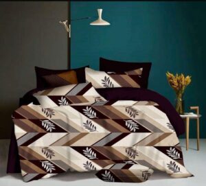 Golden Queen Size Bedding Set