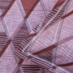 Soft Red Geometric Cotton Double Bedsheet for Double Bed with 2 Pillow Covers | Premium Bedding Sets - Image 3