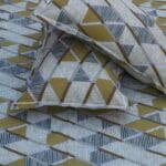Classic Green Geometric Cotton Double Bedsheet for Double Bed with 2 Pillow Covers | Premium Bedding Sets - Image 2