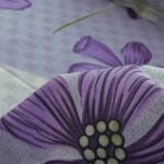 Pastel Cosmos Dream Blue Luxury Cotton Double Bedsheet for Double Bed with 2 Pillow Covers | Premium Floral Bedding - Image 4