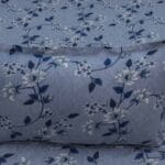 Blue Blossom Meadow Cotton Double Bedsheet for Double Bed with 2 Pillow Covers | Premium Double Bed Bedsheet - Image 5