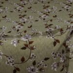 Green Blossom Meadow Cotton Double Bedsheet for Double Bed with 2 Pillow Covers | Premium Double Bed Bedsheet - Image 4