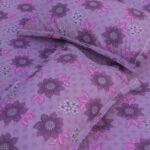Rosy Pink Lotus Luxury Cotton Double Bedsheet for Double Bed with 2 Pillow Covers | Premium Floral Bedding Sets - Image 2