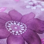 Rosy Pink Lotus Luxury Cotton Double Bedsheet for Double Bed with 2 Pillow Covers | Premium Floral Bedding Sets - Image 4