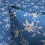 Blue Blossom Melody Cotton Double Bedsheet for Double Bed with 2 Pillow Covers | Premium Double Bed Bedsheet - Image 3
