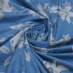 Blue Blossom Melody Cotton Double Bedsheet for Double Bed with 2 Pillow Covers | Premium Double Bed Bedsheet - Image 5