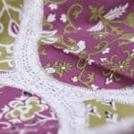 Maroon Green Boho Floral Cotton Double Bedsheet for Double Bed with 2 Pillow Covers | Premium Bedding Sets - Image 4