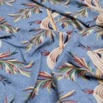 Serene Blue Bamboo Cotton Double Bedsheet for Double Bed with 2 Pillow Covers | Premium Bedding Sets - Image 3