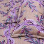Warm Brown Bamboo Cotton Double Bedsheet for Double Bed with 2 Pillow Covers | Premium Bedding Sets - Image 2