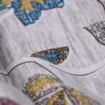 Grey Yellow Floral Vine Cotton Double Bedsheet for Double Bed with 2 Pillow Covers | Premium Floral Bedding Sets - Image 5