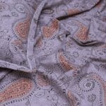 Cinnamon Paisley Harmony Cotton Double Bedsheet for Double Bed with 2 Pillow Covers | Premium Double Bed Bedsheet - Image 2