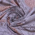 Cinnamon Paisley Harmony Cotton Double Bedsheet for Double Bed with 2 Pillow Covers | Premium Double Bed Bedsheet - Image 3