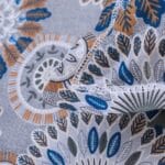 Classic Grey Mandala Rangoli Cotton Double Bedsheet for Double Bed with 2 Pillow Covers | Premium Bedding Sets - Image 4