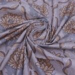 Serene Blossom Autumn Bloom Floral Cotton Double Bedsheet with 2 Pillow Covers | Queen Size Bedding Set - Image 5
