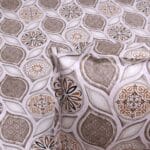Light Orange Abstract Mandala Cotton Double Bedsheet for Double Bed with 2 Pillow Covers | Premium Bedding Sets - Image 3