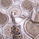 Light Orange Abstract Mandala Cotton Double Bedsheet for Double Bed with 2 Pillow Covers | Premium Bedding Sets - Image 4
