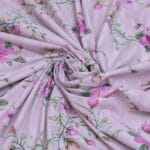 Light Pink Spring Floral Cotton Double Bedsheet for Double Bed with 2 Pillow Covers | Premium Floral Bedding Sets - Image 4
