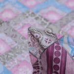 Pink Brown Boho Patchwork Cotton Double Bedsheet for Double Bed with 2 Pillow Covers | Premium Bohemian Bedding Sets - Image 4